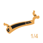 Almohadilla violín 1/4
