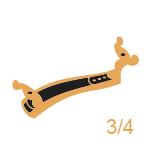 Almohadilla violín 3/4
