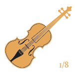 Violines 1/8