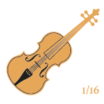 Violines 1/16
