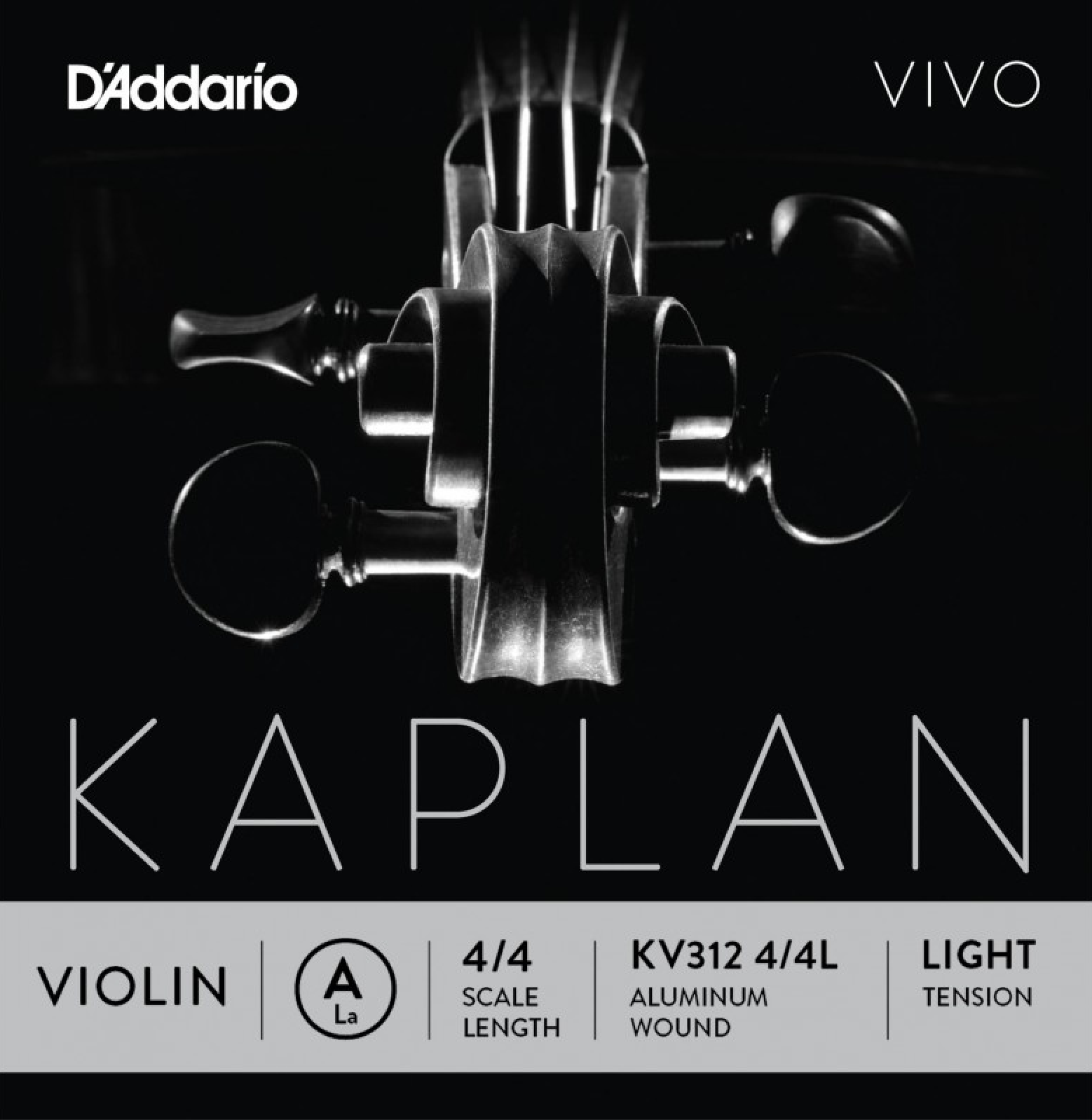 CUERDA VIOLÍN D'ADDARIO KAPLAN VIVO 1a MI