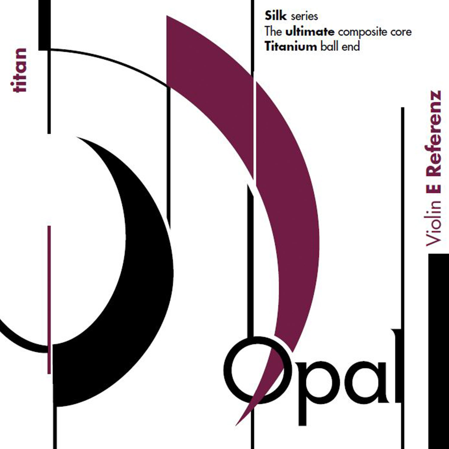 CUERDA VIOLÍN FOR-TUNE OPAL TITAN E REFERENZ 1a MI SEDA