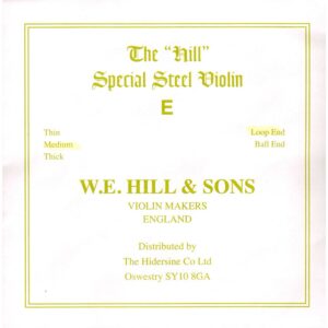 CUERDA VIOLÍN HILL STRINGS 1a MI BOLA