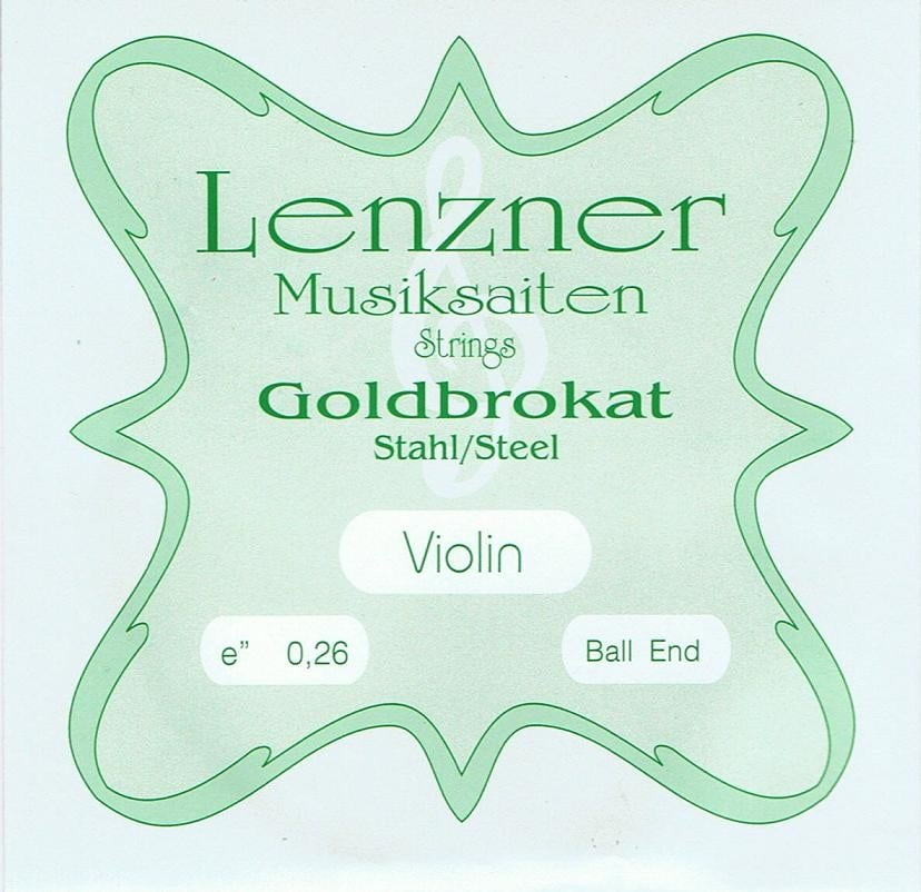 CUERDA VIOLÍN LENZNER/OPTIMA GOLDBROKAT 1a MI LAZO 0,24