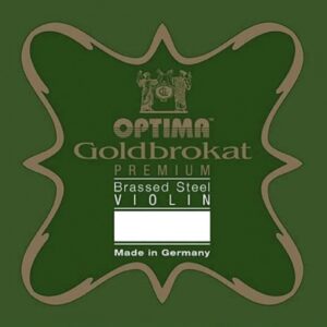 CUERDA VIOLÍN LENZNER/OPTIMA GOLDBROKAT PREMIUM BRASSED 1a MI BOLA 0,26