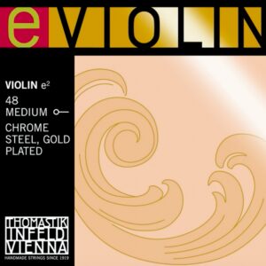 CUERDA VIOLÍN THOMASTIK ESPECIAL E-STRINGS 1a MI ACERO CROMO DORADO LIGHT