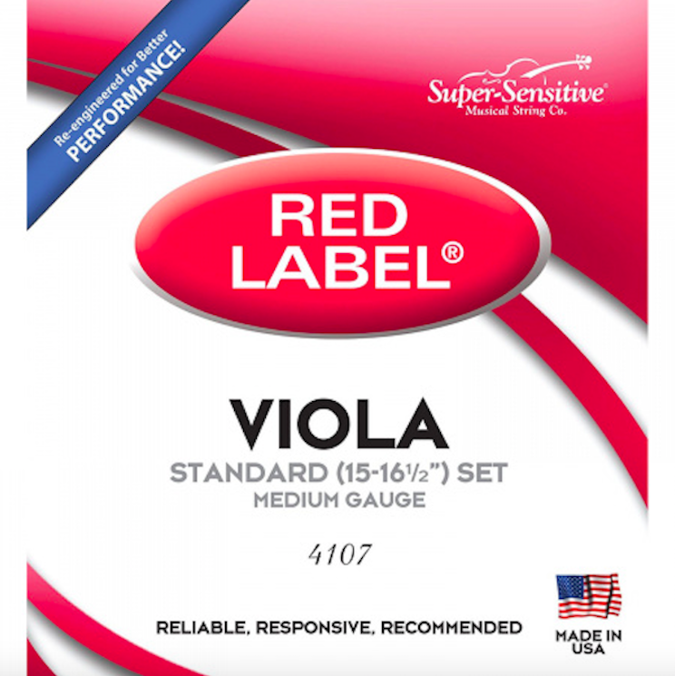 CUERDA VIOLA SUPER-SENSITIVE RED LABEL 1a LA