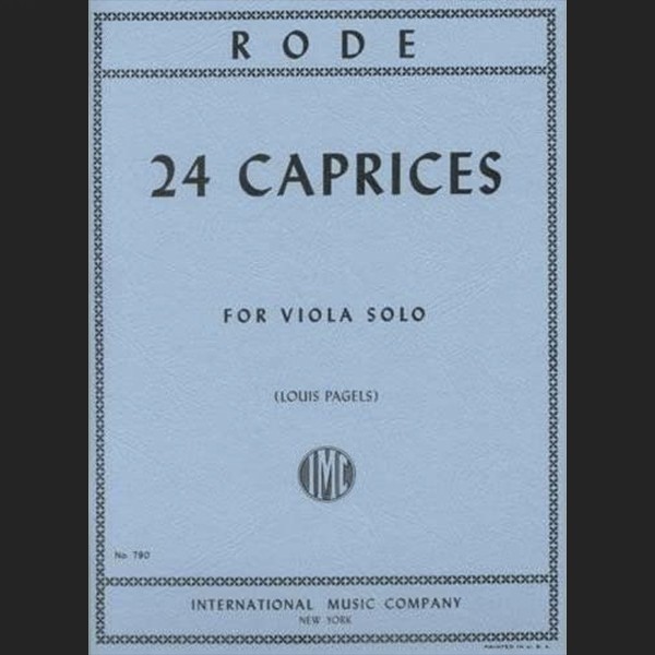 RODE P. - 24 CAPRICHOS - ED. INTERNATIONAL