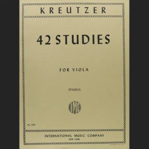 KREUTZER R. – 42 ESTUDIOS – ED. INTERNATIONAL
