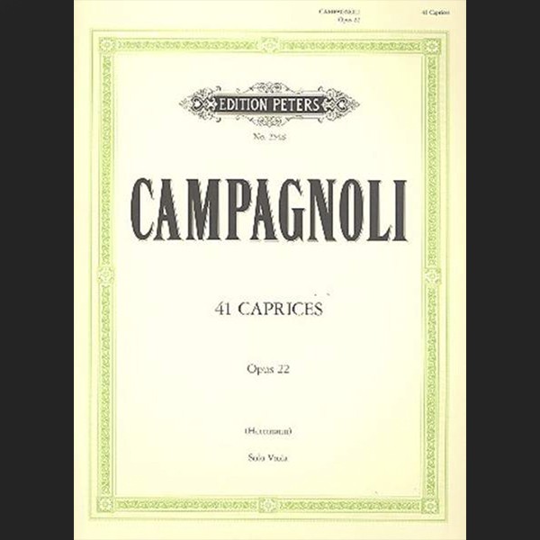 CAMPAGNOLI B. - 24 CAPRICHOS - ED. PETERS