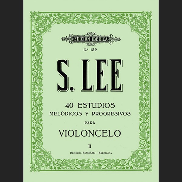 LEE S. - ESTUDIOS MELÓDICOS PROGRESIVOS V.2 OP.32 - ED. BOILEAU