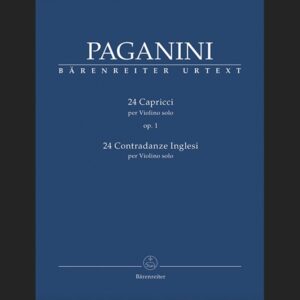 PAGANINI M. – 24 CAPRICHOS OP.1 – ED. BARENREITER