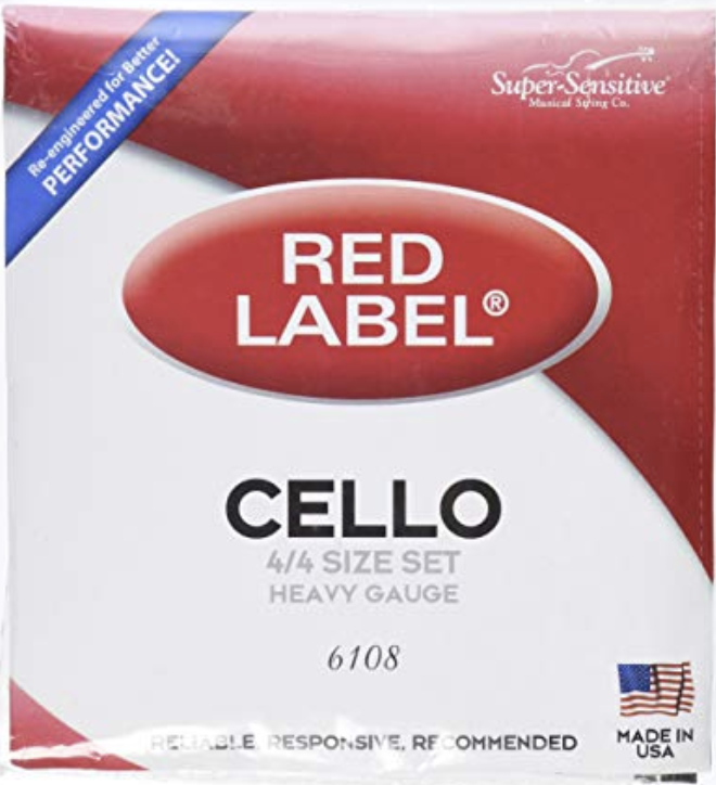 CUERDA VIOLONCELLO SUPER-SENSITIVE RED LABEL 4/4-3/4 - 4a DO