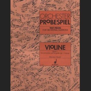 ORCHESTER PROBESPIEL V.1 – ED. SCHOTT
