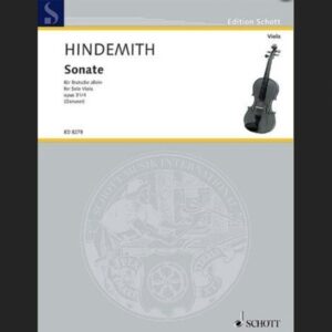 HINDEMITH P. – SONATA OP. 31 NO. 4 – ED. SCHOTT