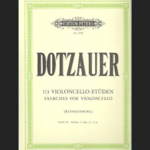DOTZAUER J.J.F. – 113 ESTUDIOS V.4 (86-113) – ED. PETERS