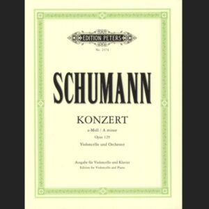 SCHUMANN R. – CONCIERTO LA m OP.129 – ED. PETERS