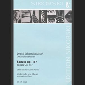 SHOSTAKOVICH D- SONATA OP. 147 – ED. SIKORSKI